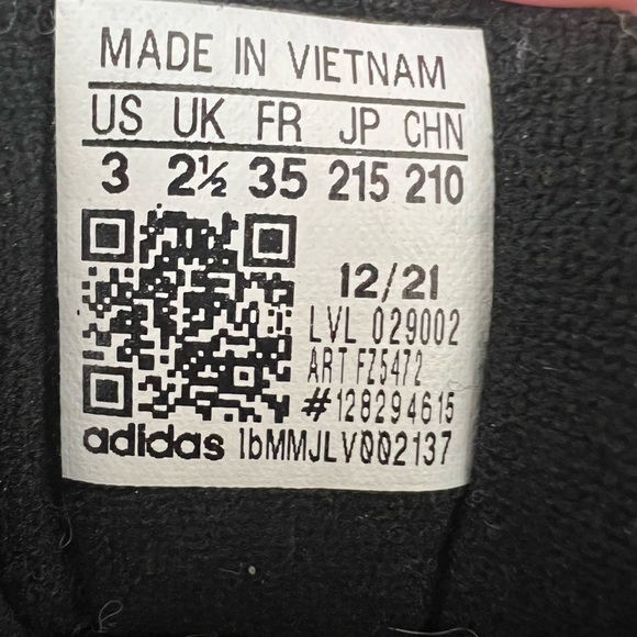 Adidas Boa Boots Reflective Big Kids Size 3 - Picture 7 of 7